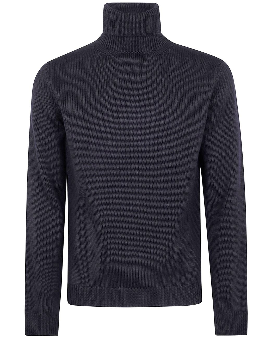 Nuur Blue Long Sleeves Turtle Neck Sweater for men