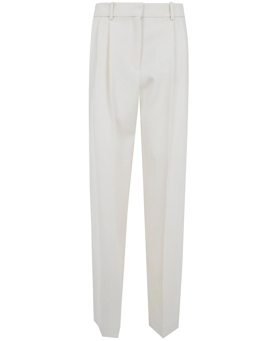 Calvin Klein White Trousers With Belt "Cora"