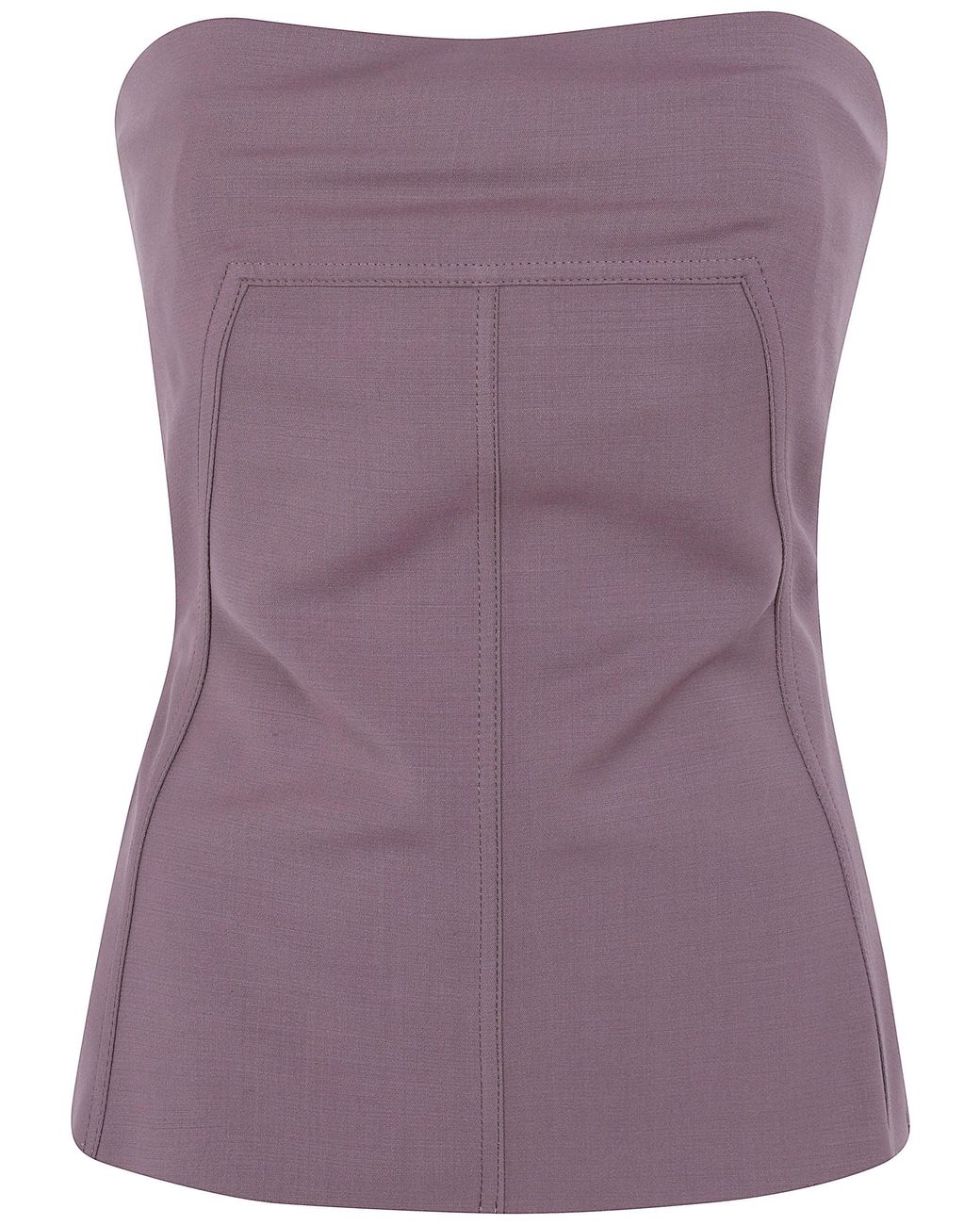 Rick Owens Purple "Bustier" Top