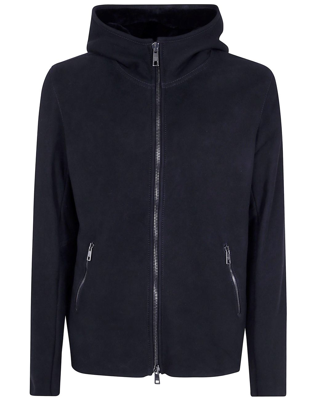Giorgio Brato Blue Coat Hooded Short 'Gu27F.26018.Mevl' for men