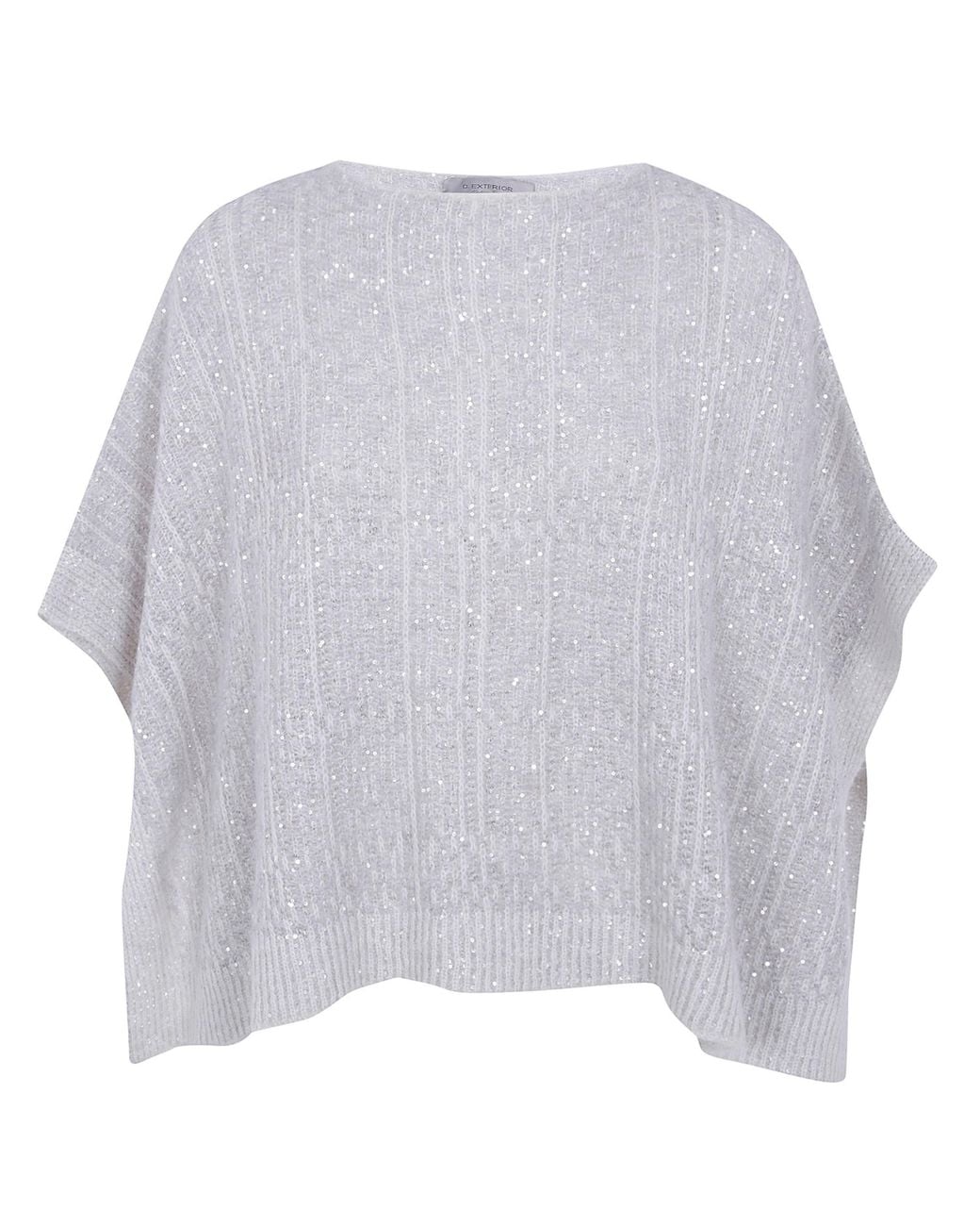 D.exterior Gray D. Exterior Cape Soft Alpaca "Galles"