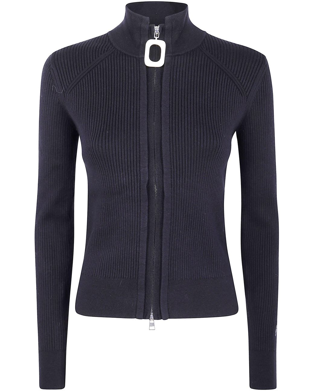 J.W. Anderson Blue J. W.Anderson Fitted Zip Up Cardigan