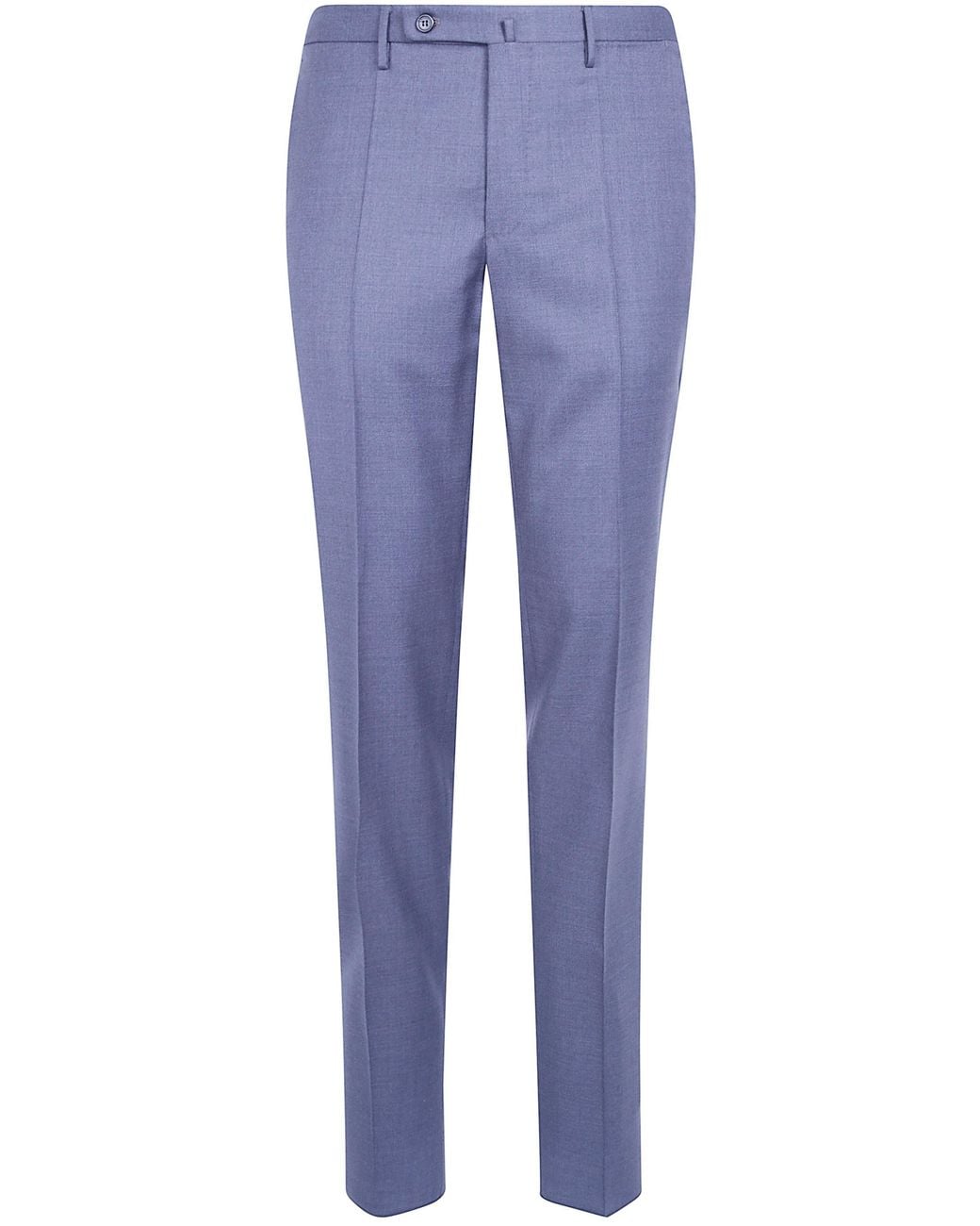 Incotex Blue Pants Regular Fit "Classic Regular Chino" for men