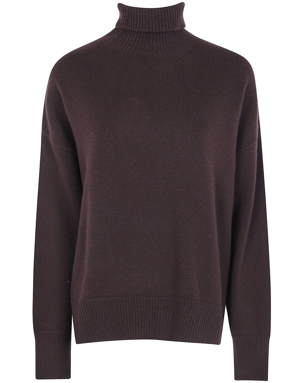 Mrz Brown Sweater Turtleneck Oversized