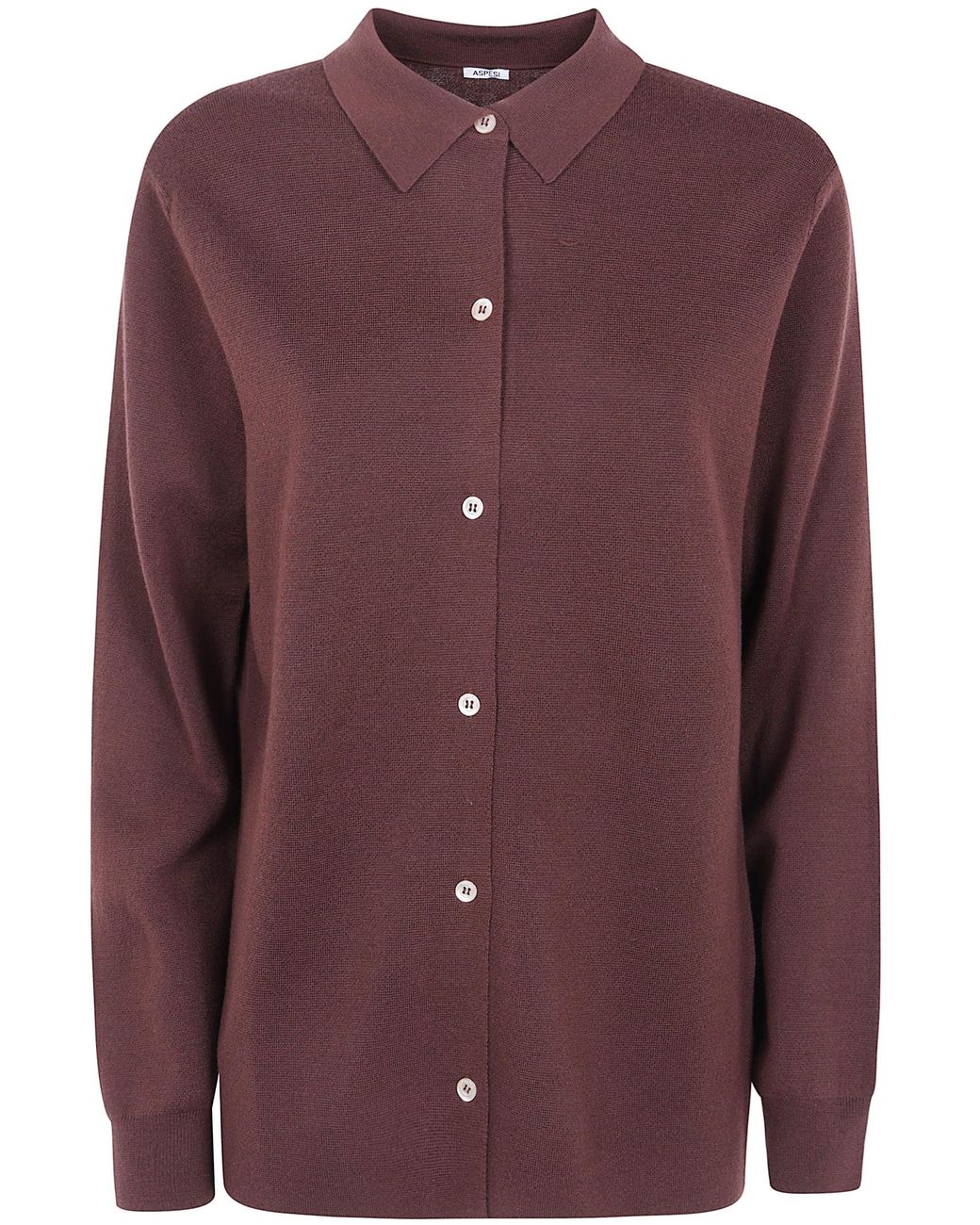 Aspesi Purple Polo Neck Sweater