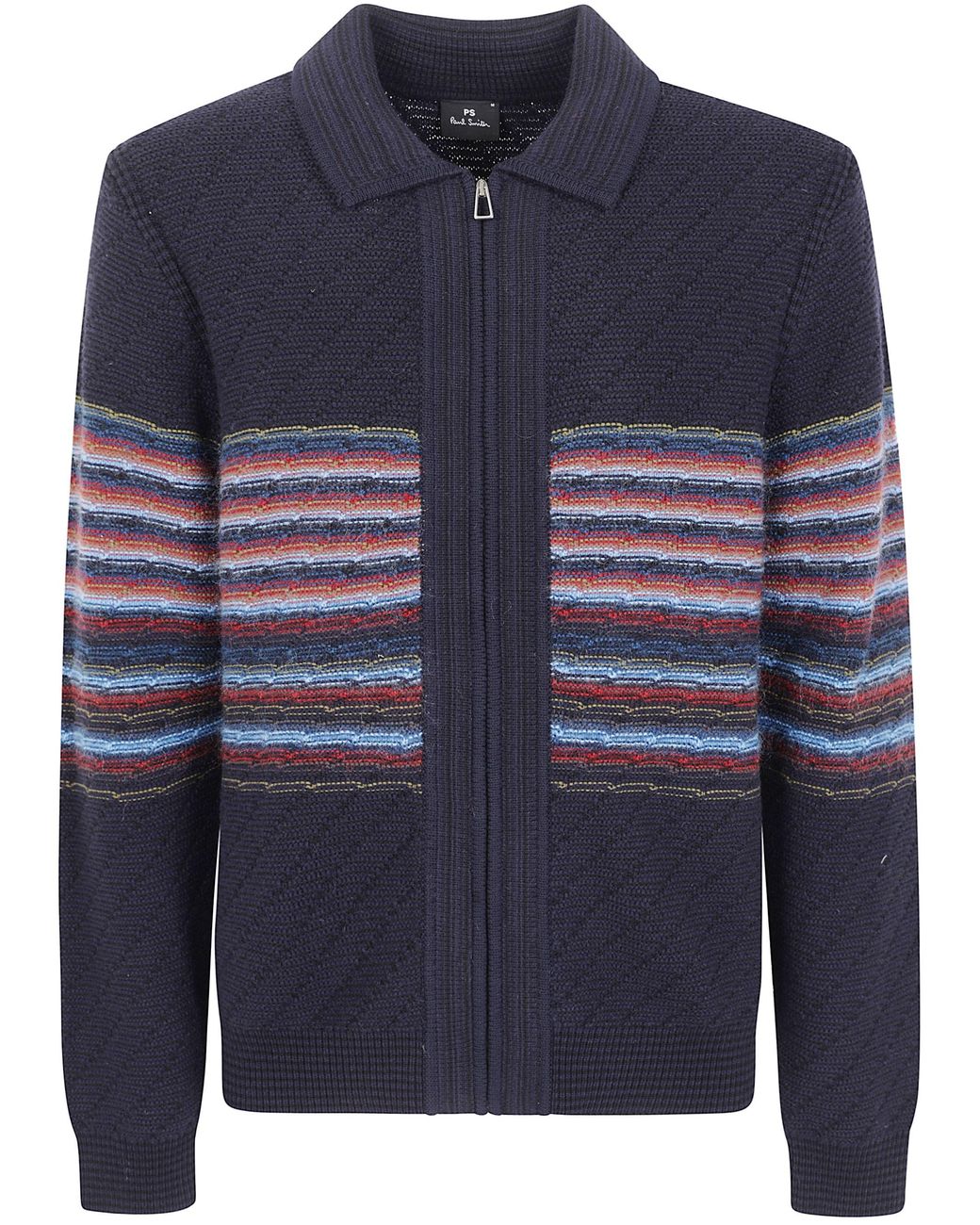 Paul Smith Blue Ps Paul Smith Cardigan Zip Thru for men
