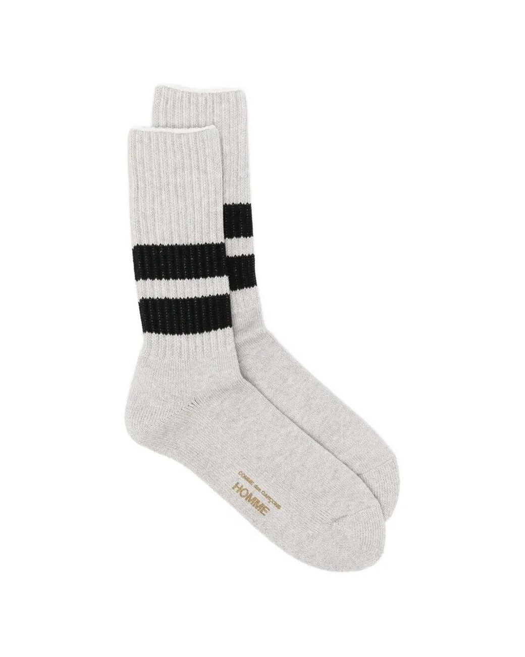 Comme des Garçons White Socks Heather X for men