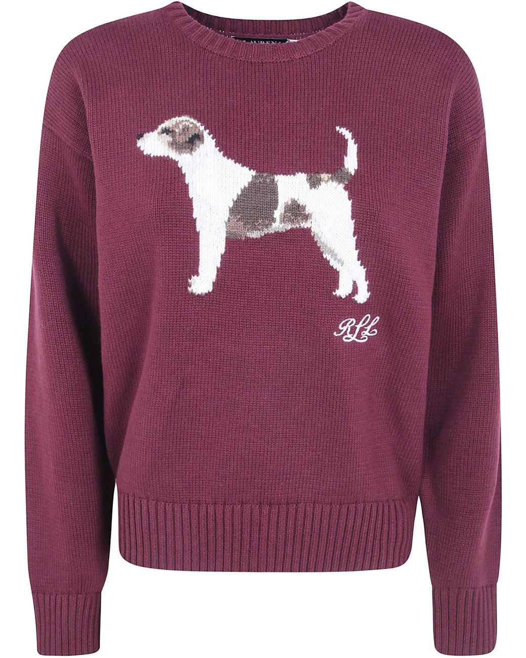 Ralph Lauren Purple Cotton Sweater "Sweater Pullover"