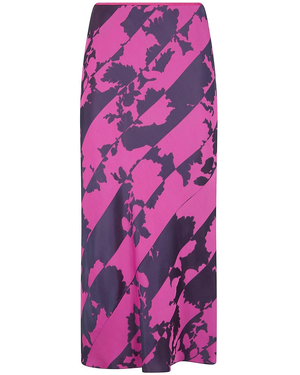 Dries Van Noten Pink "Sati" Midi Skirt