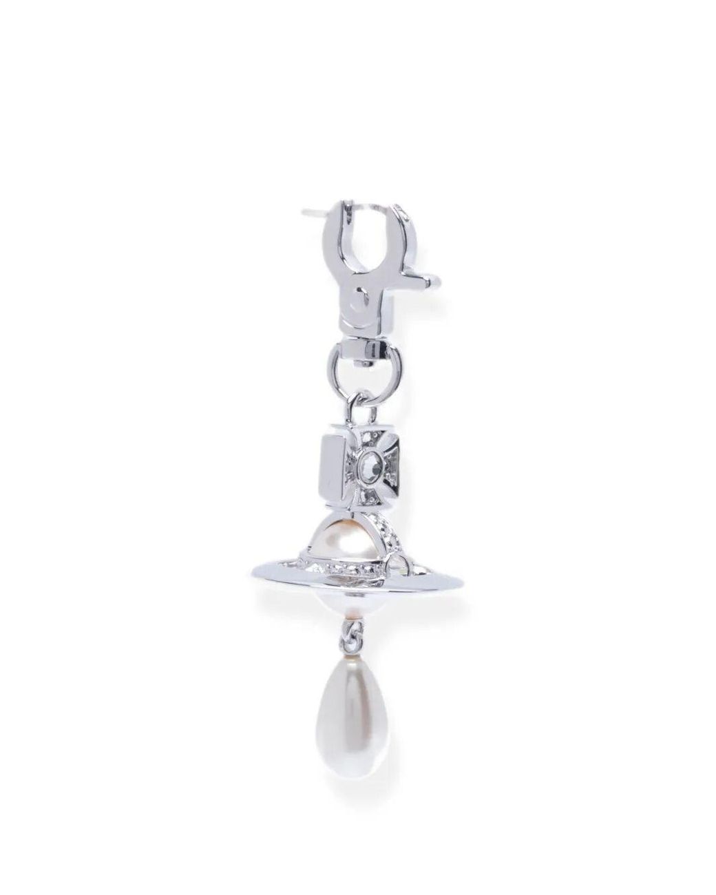 Vivienne Westwood White Earrings "Aida"