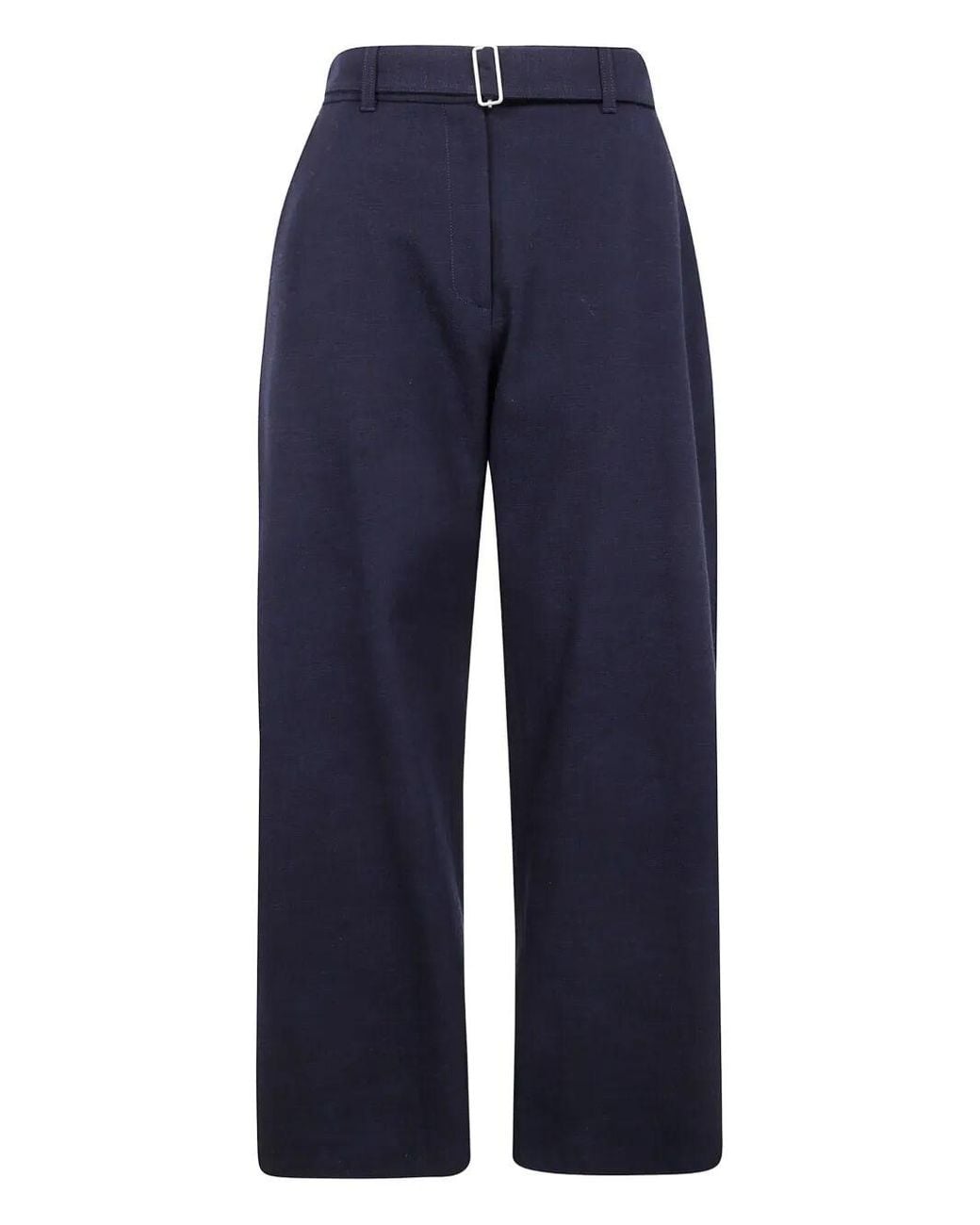 Studio Nicholson Blue "Doring" Belted Round Leg Pant