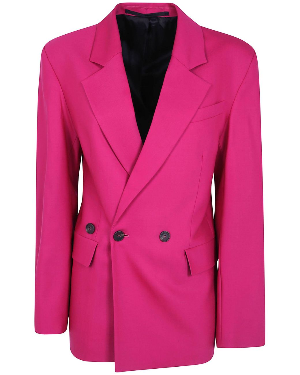 Eudon Choi Pink Jacket Back Crossed Belt Detail
