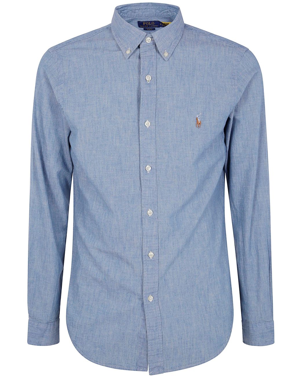 Polo Ralph Lauren Long Sleeve Sport Shirt in Blue for Men | Lyst UK