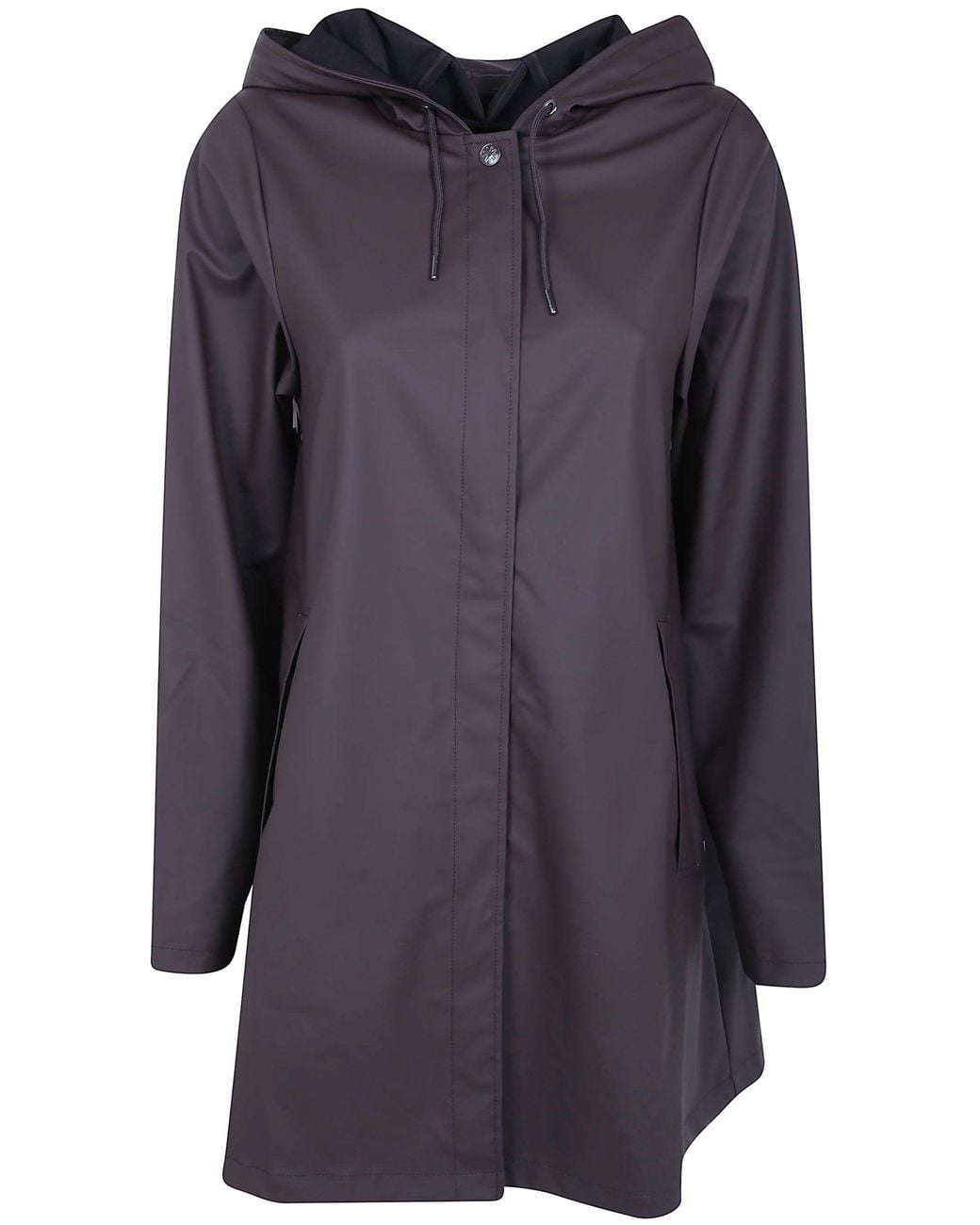 Rains Blue Jacket A Line "A Line Jacket"