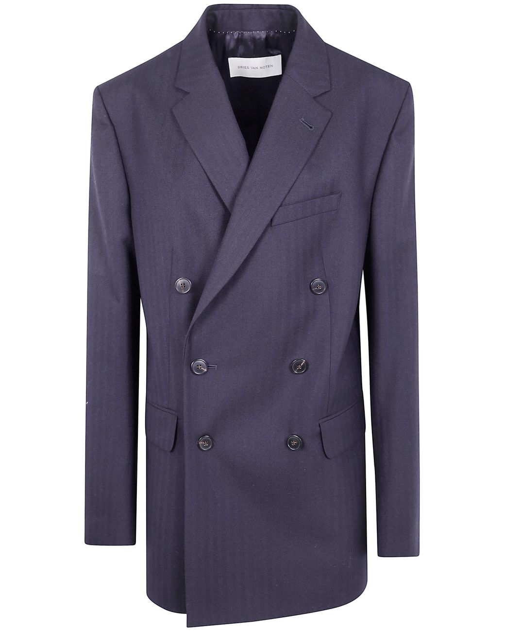 Dries Van Noten Blue Bafya Jacket