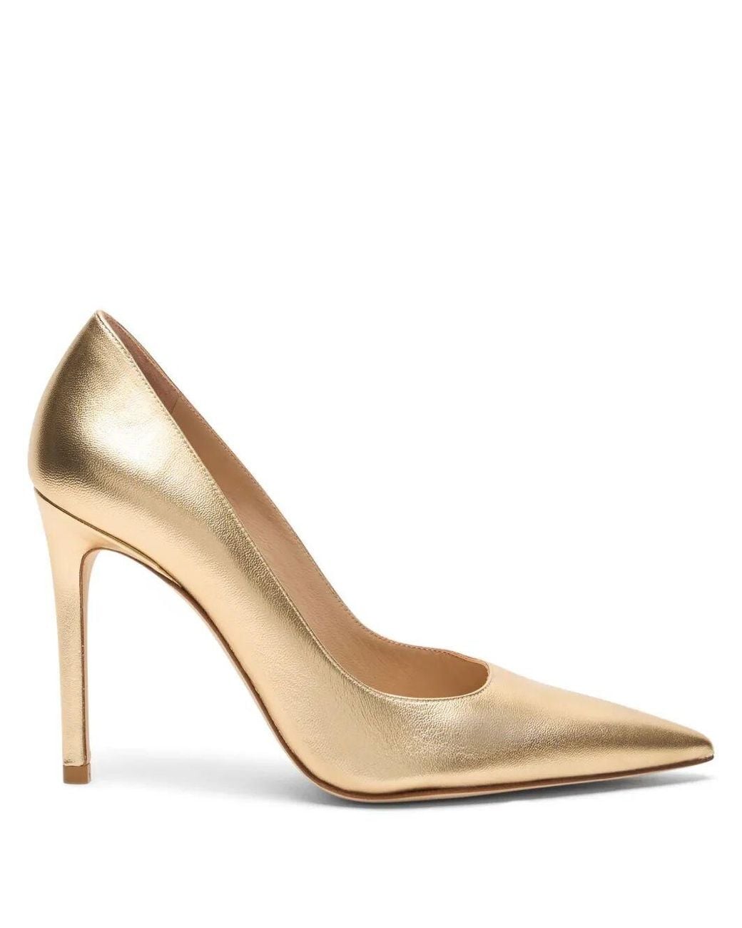 Stuart Weitzman Metallic "Stuart Power" Decollete T. 100