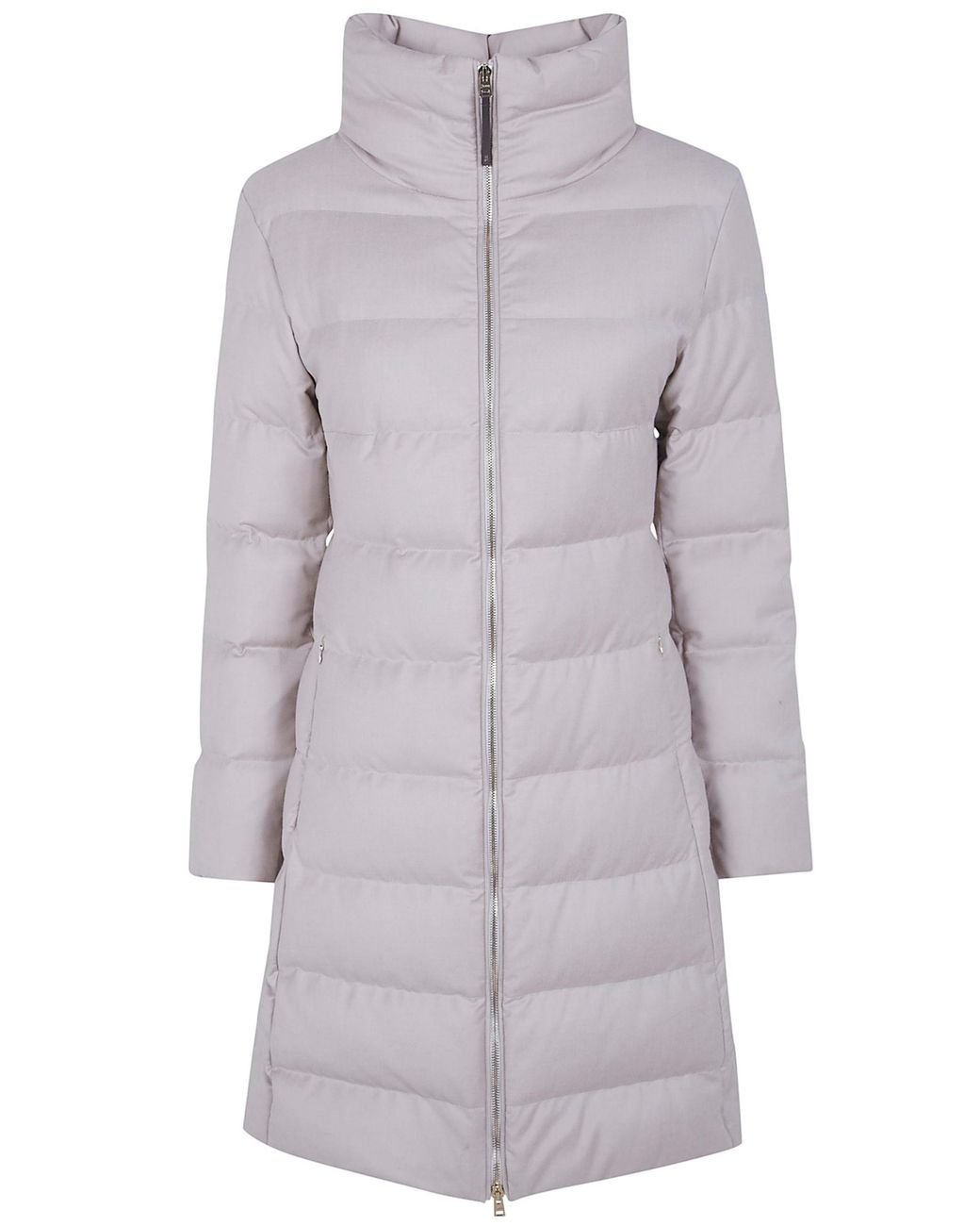 Herno Gray Long Jacket