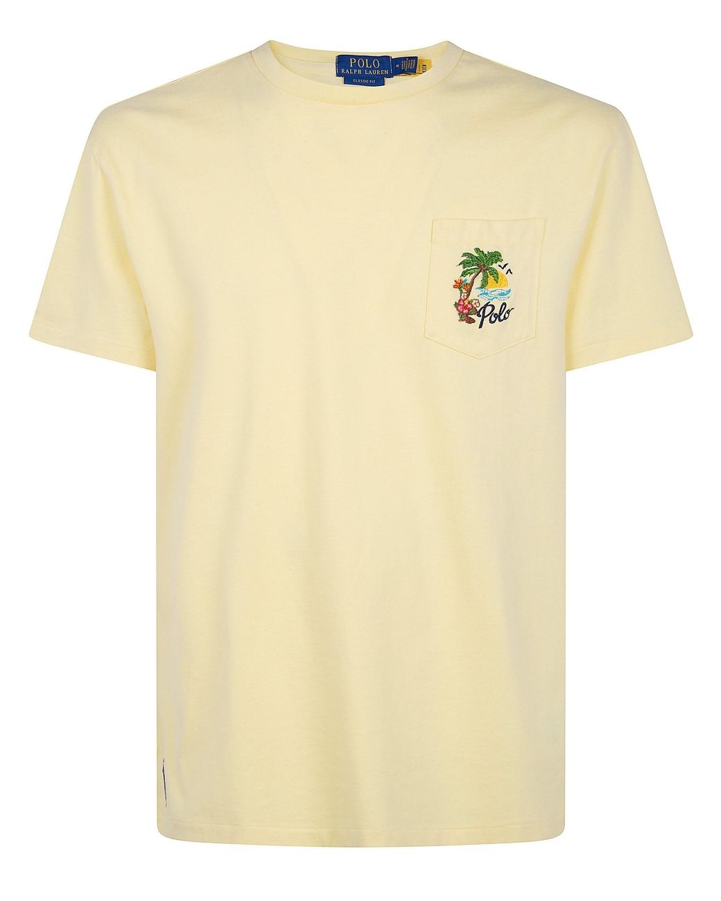 Polo Ralph Lauren Yellow Short Sleeves Classic Back Print T-Shirt for men
