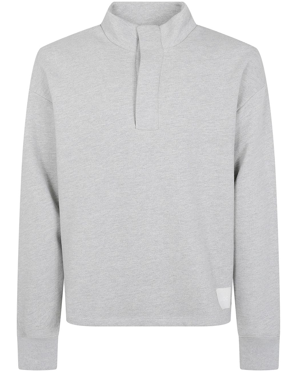 Woc Gray Sweater Polo Neck "Ashland" for men