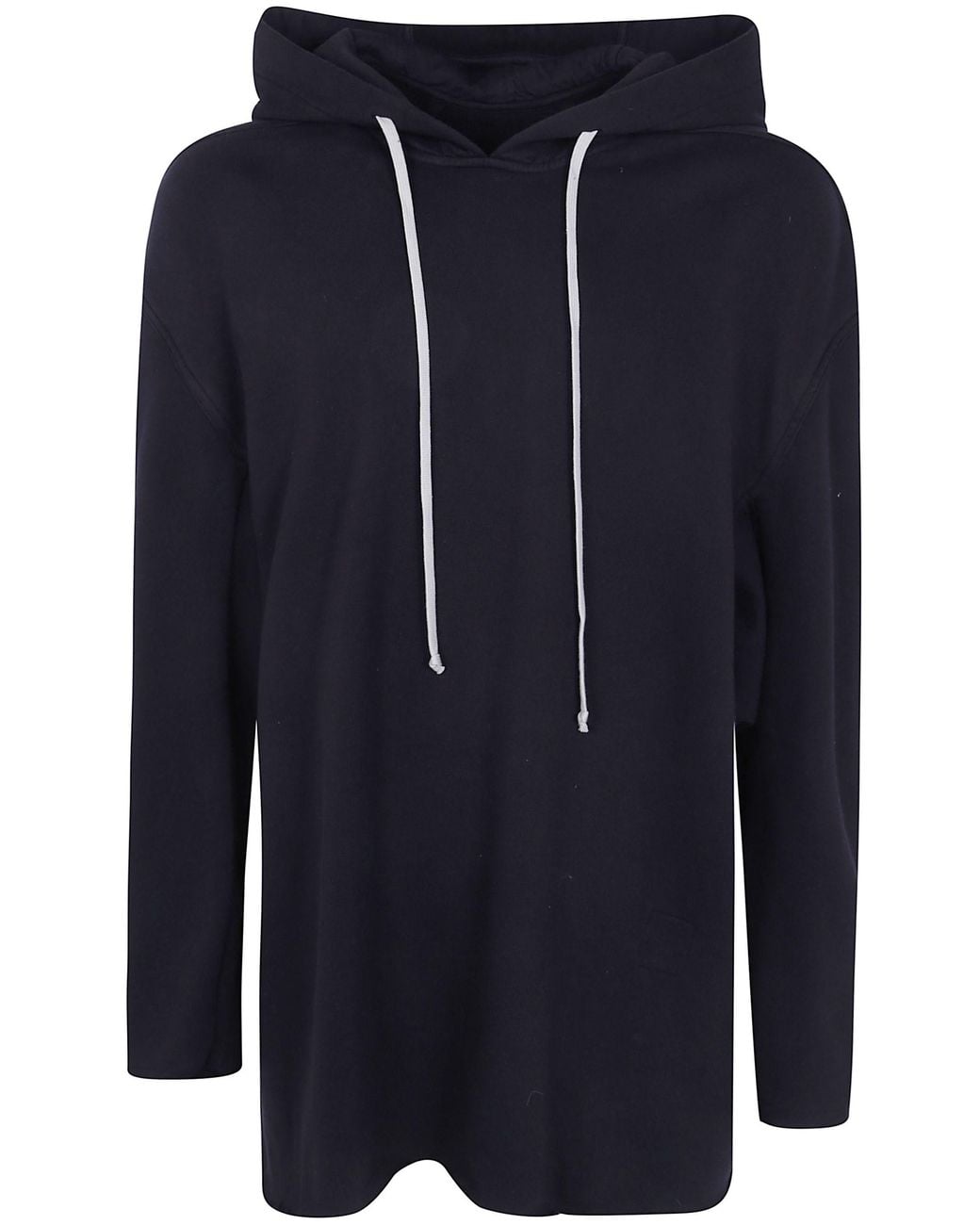 Rick Owens Blue Sweatshirt Hooded "Peter" for men