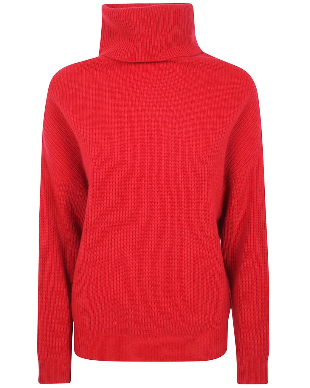 Ralph Lauren Red Sweater Wool Cashmere "Sweater Pullover"