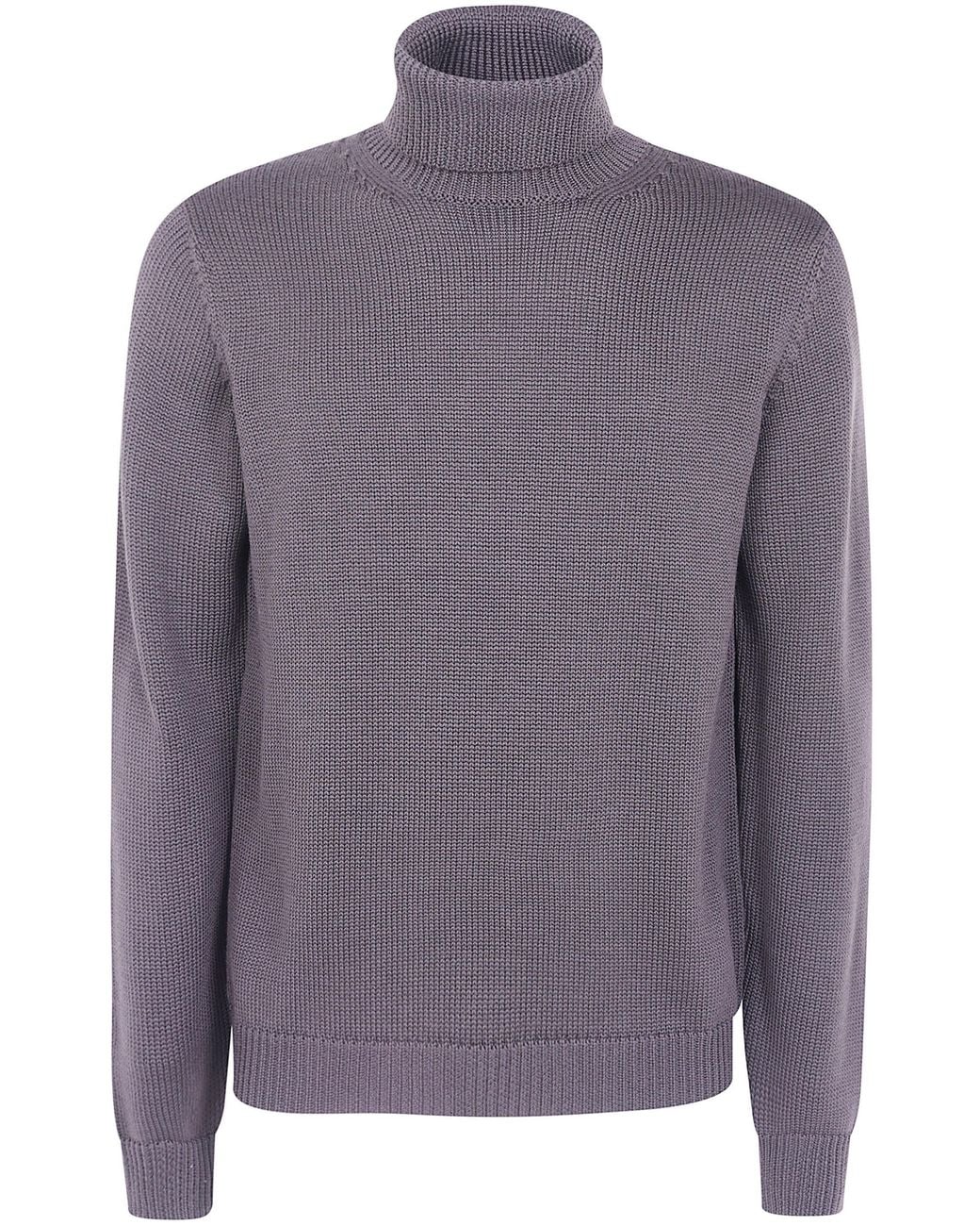 Nuur Gray Sweater Long Sleeves "Turtle Neck" for men