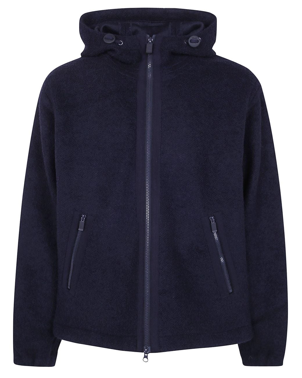 Aspesi Blue Sweatshirt Zip-Up "Ay53" for men