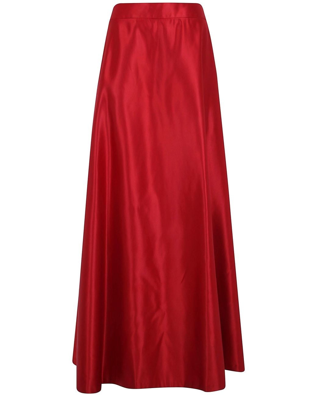 Ralph Lauren Red Skirt A-Line Woven A-Line Skirt