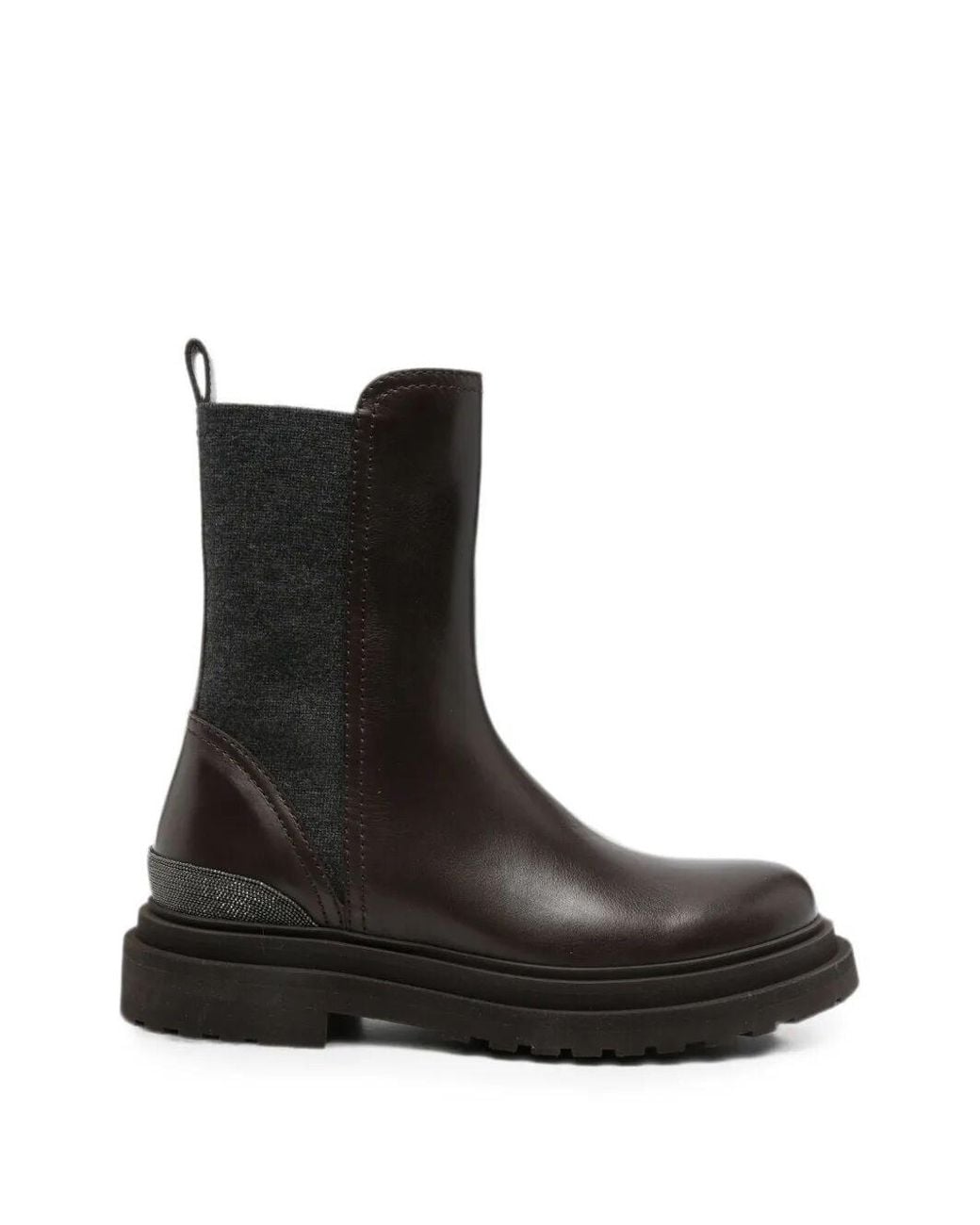 Brunello Cucinelli Black Ankle Boots