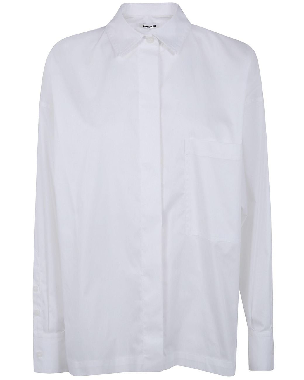 DARKPARK White "Paola" Wrapped Shirt