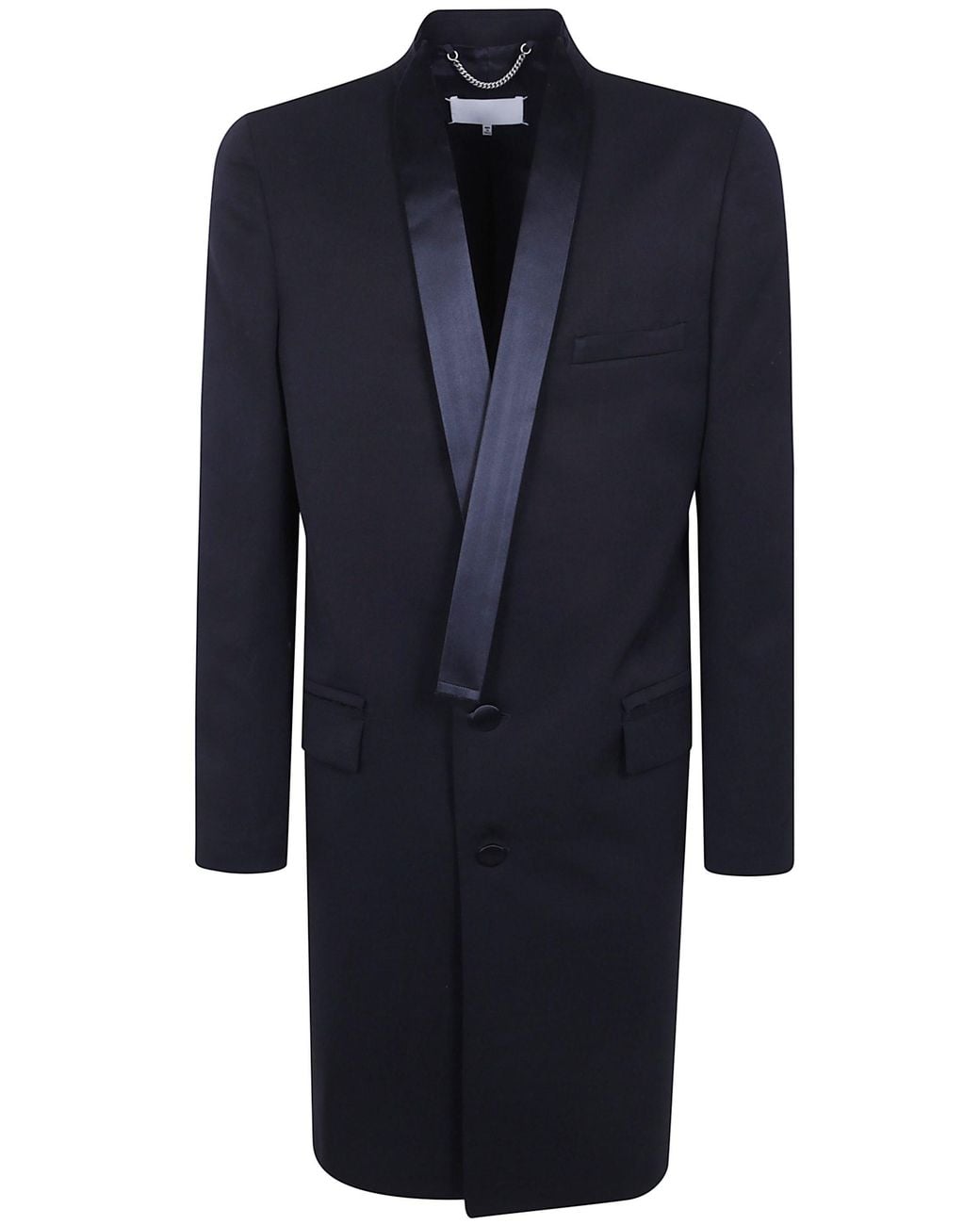 Maison Margiela Blue Coat Grain De Poudre Tuxedo for men