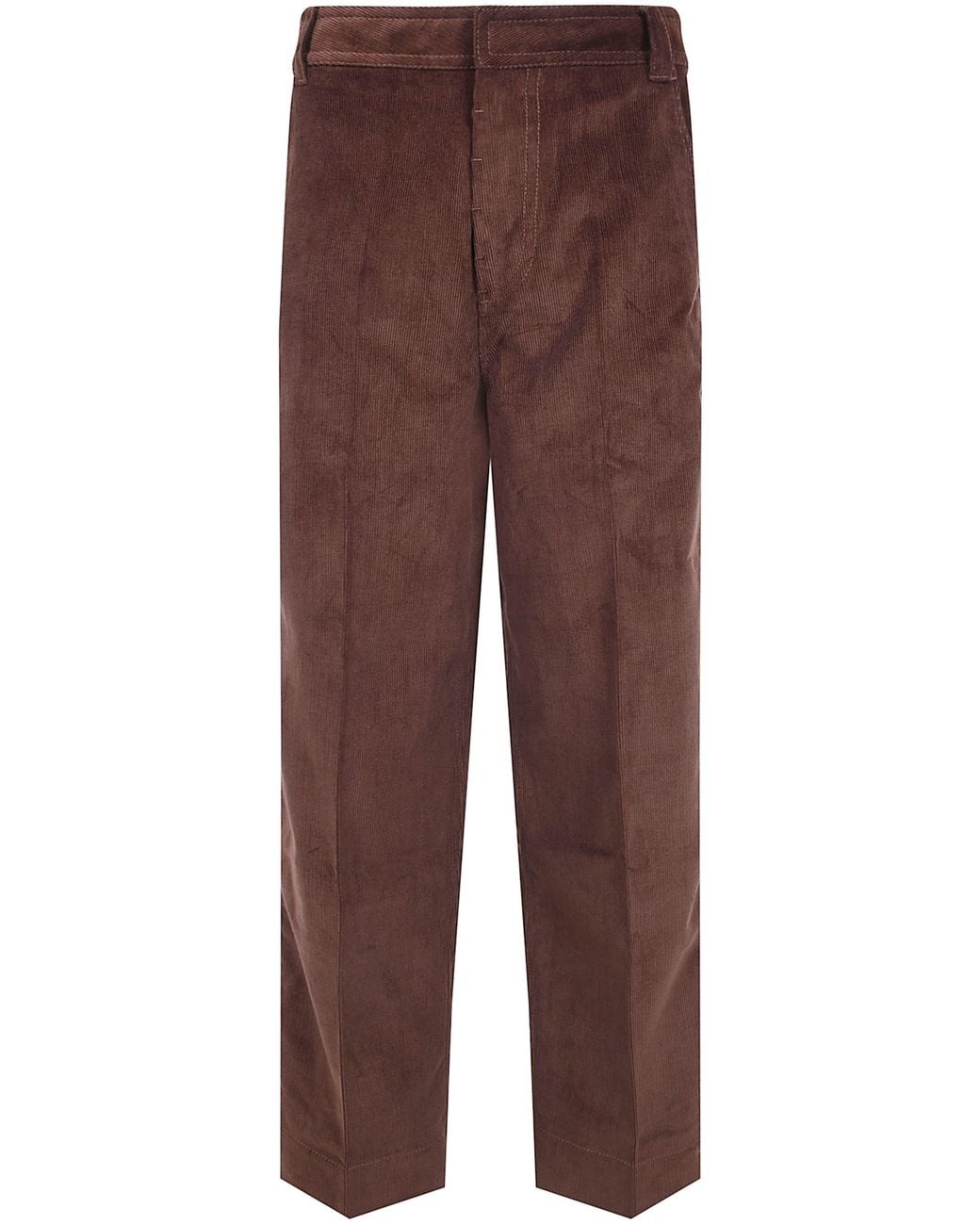 AMI Brown Baggy Trousers Baggy Trousers for men