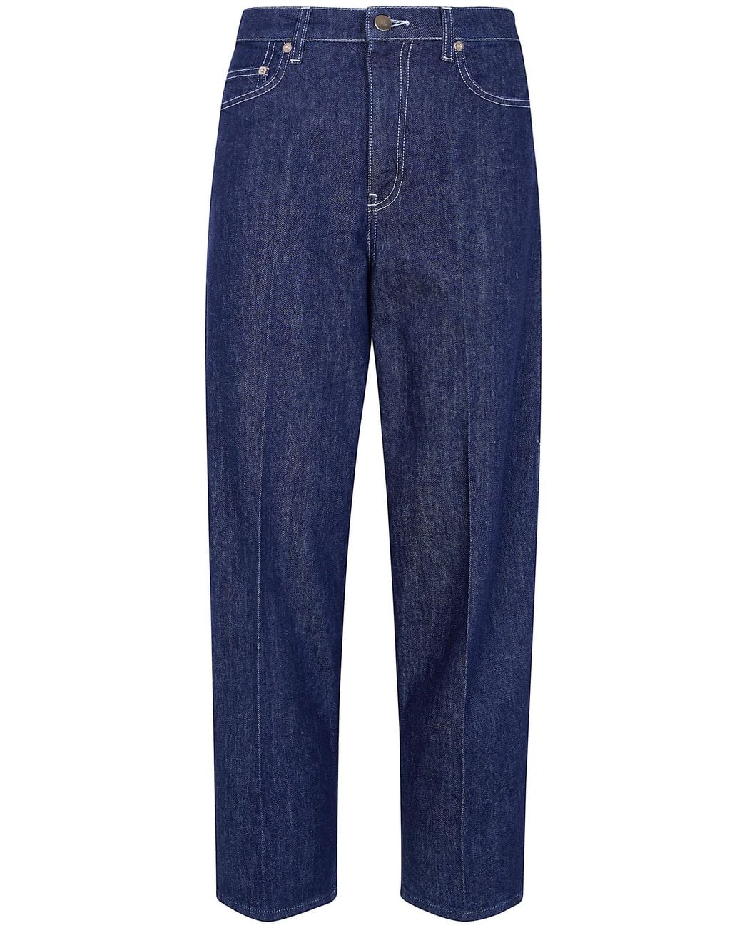 Fabiana Filippi Blue Jeans Denim With Embroidery