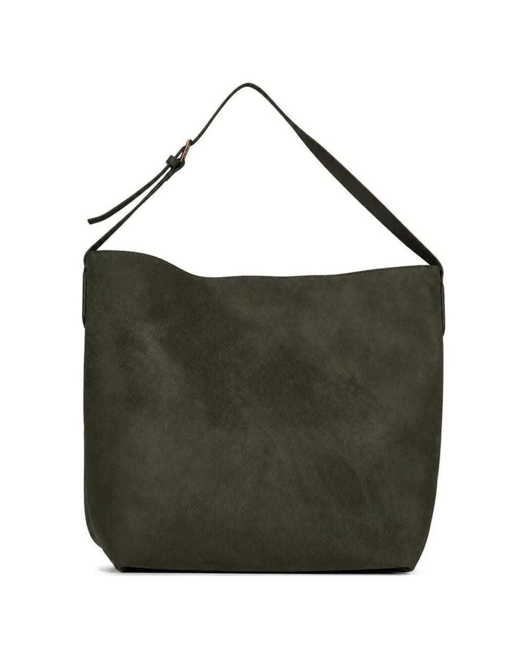 THEMOIRÈ Green Shoulder Bag Suede Effect "Zoe"
