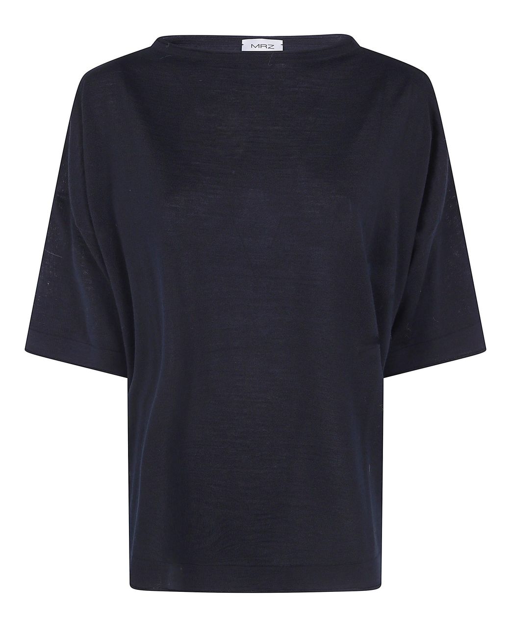 Mrz Blue T-Shirt Wool "Kimono Tee"