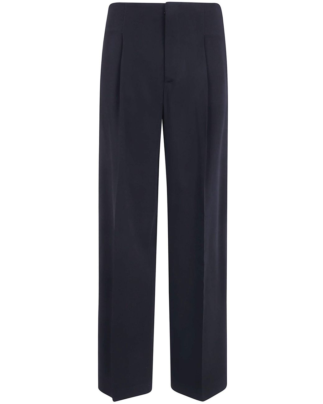 Alberta Ferretti Blue Trousers Stretch "Cady Stretch"