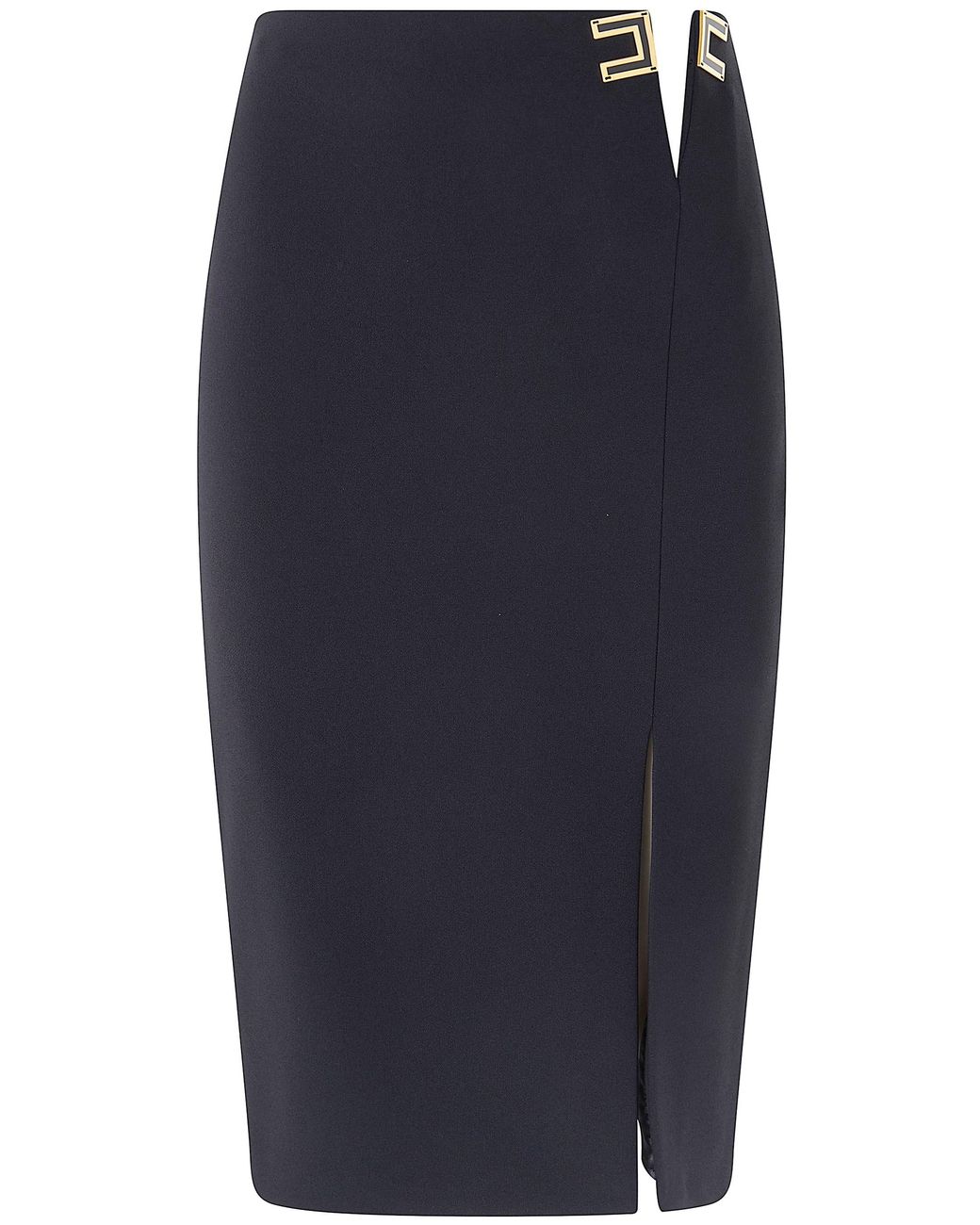 Elisabetta Franchi Black Midi Pencil Skirt