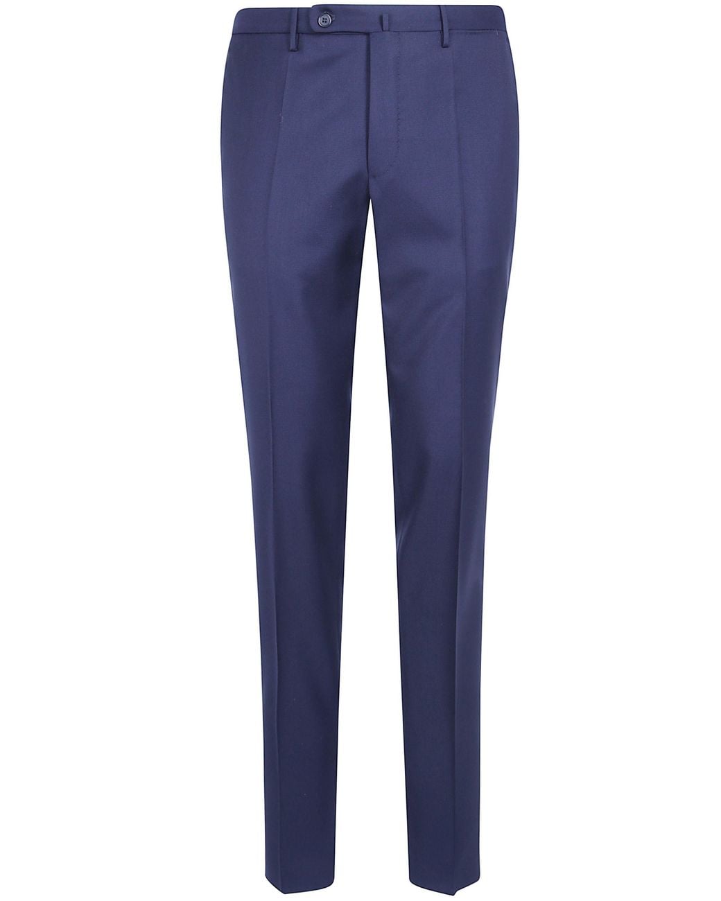 Incotex Blue Pants Regular Fit "Classic Regular Chino" for men
