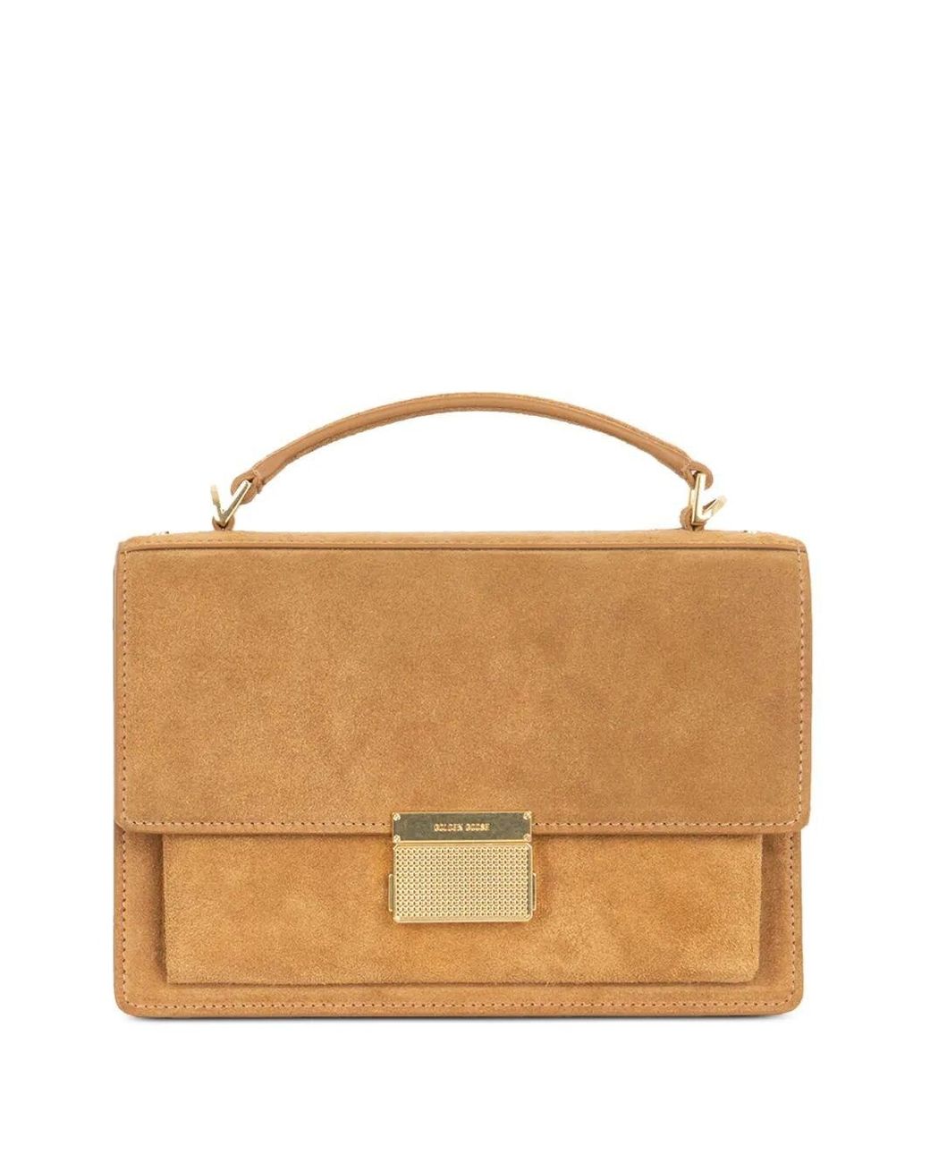 Golden Goose Deluxe Brand Brown Venezia Bag Nabuk And Suede Body Shoulder Bag With Fringe