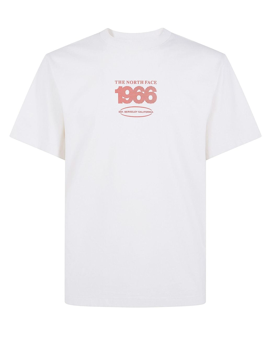 The North Face White Track" Relaxed Short Sleeve Tee