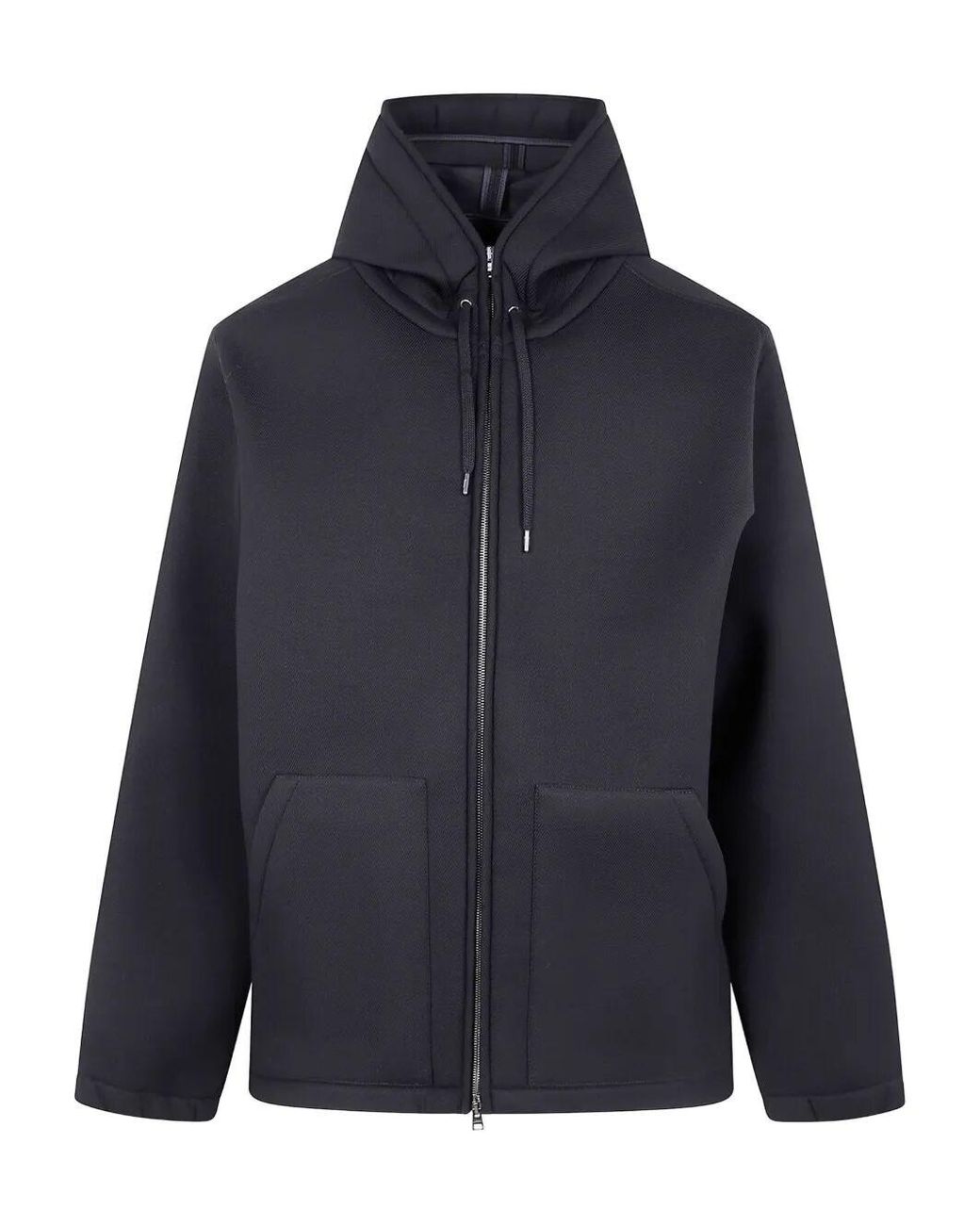 Herno Blue "Belt Pockets" Short Jacket for men