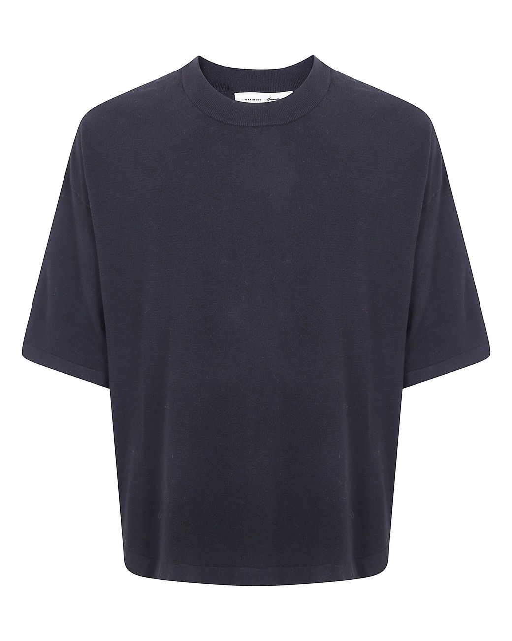 Fear Of God Blue T-Shirt Soft Knit Tee for men