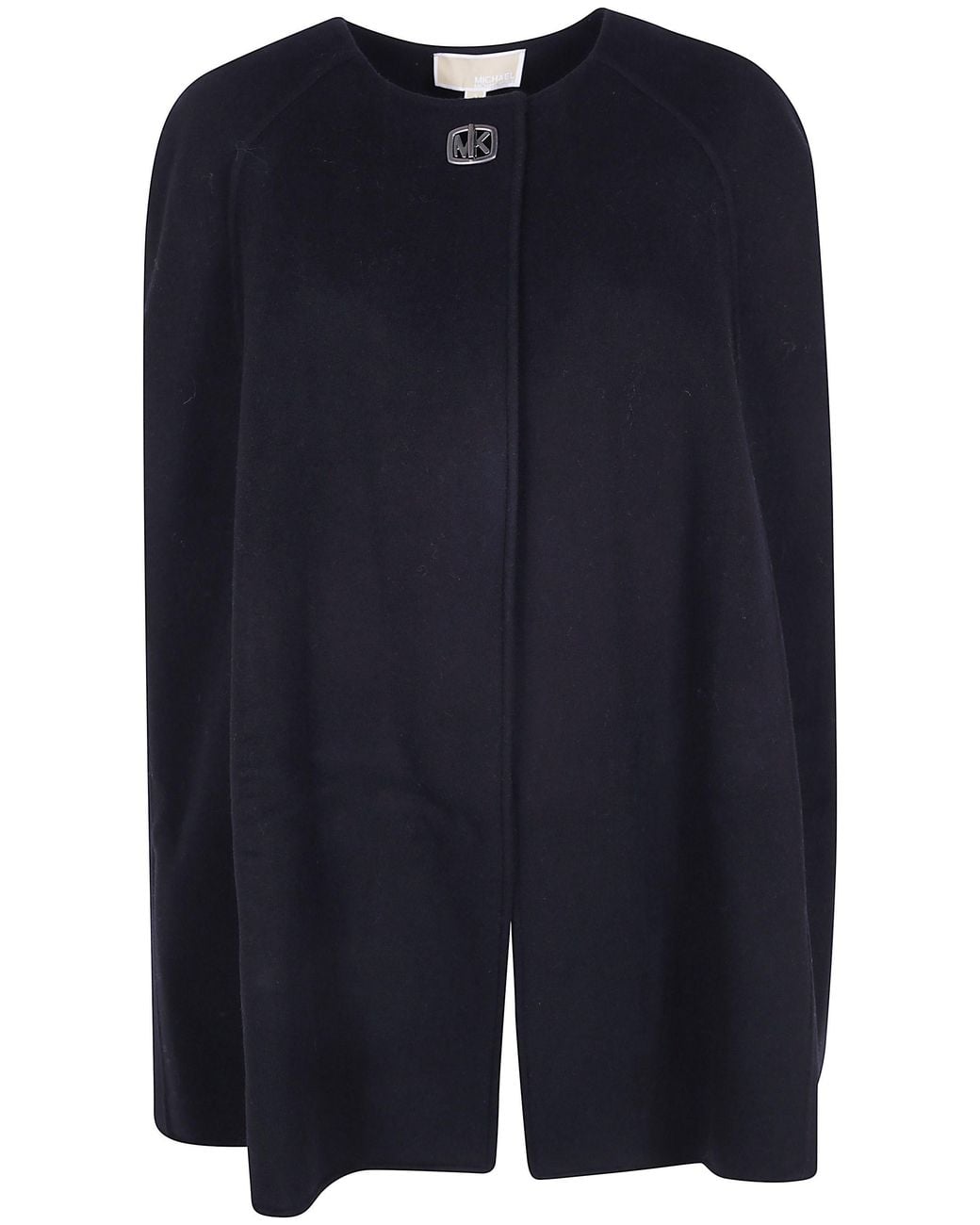 MICHAEL Michael Kors Blue Cape Turn Lock "Turn Lock Wool Cape"