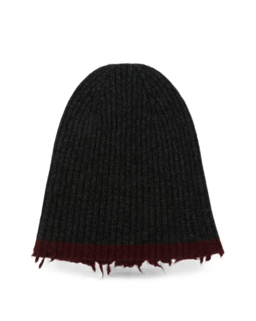 Uma Wang Black Hat Cashmere "Sofia"