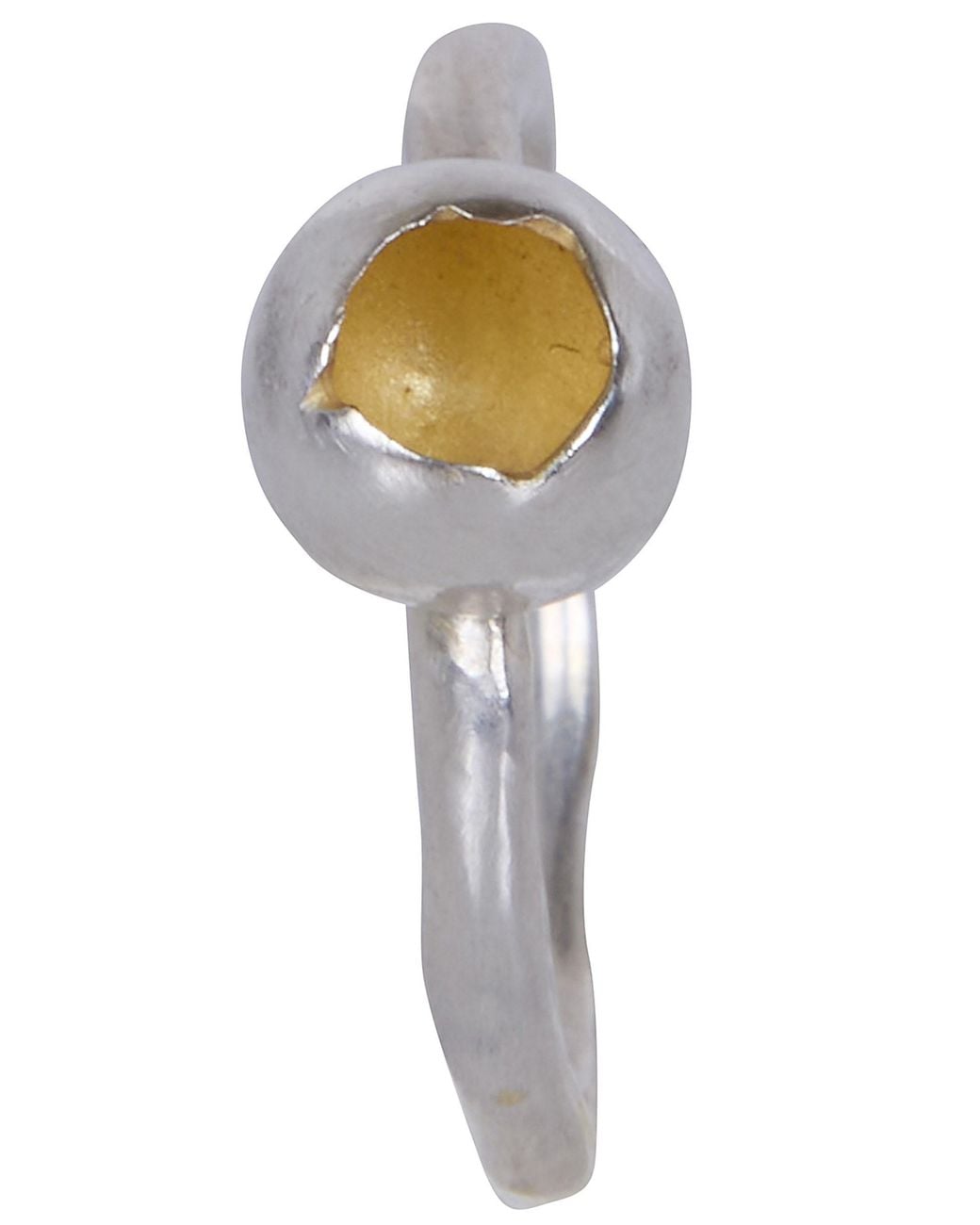 Rosa Maria Metallic Ring 18K "Minoo 2 S S Gy"