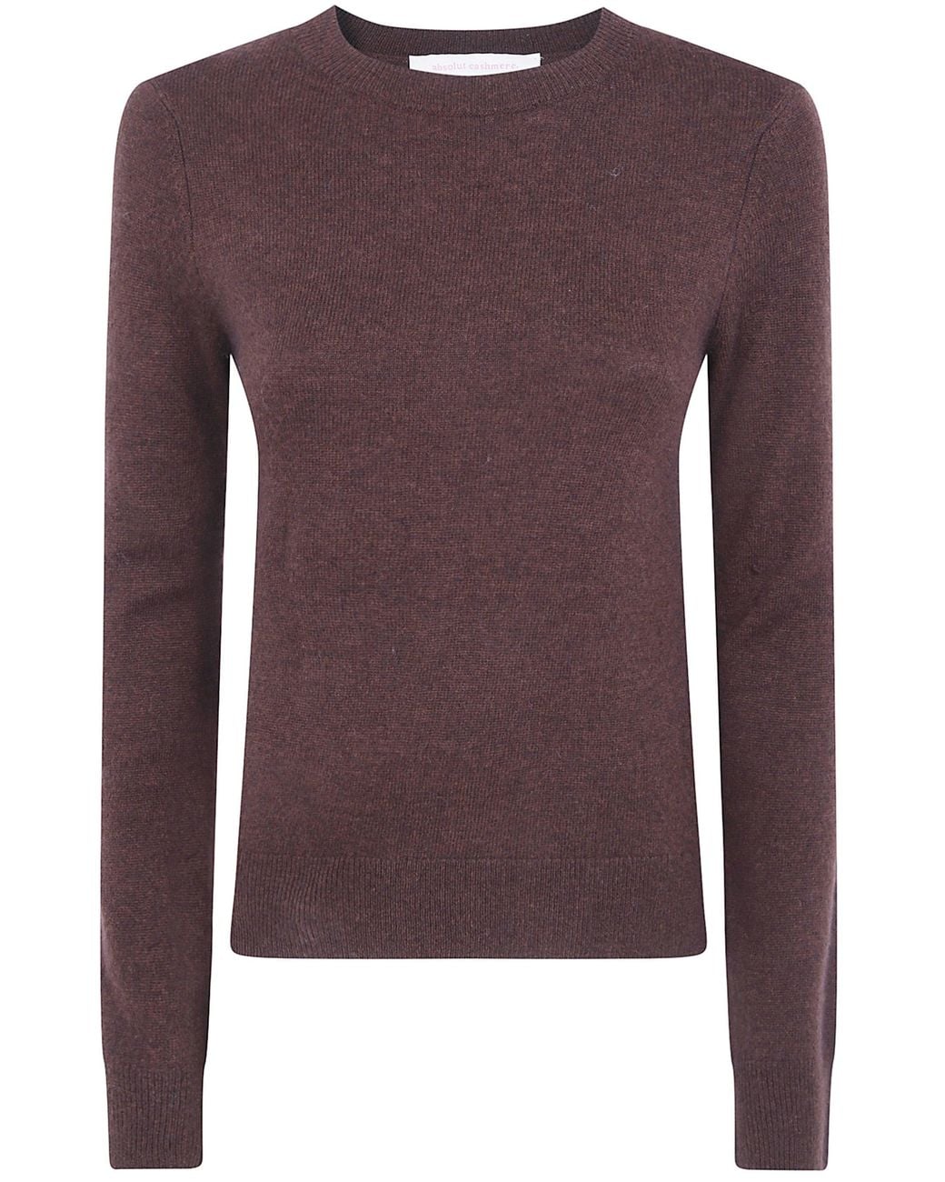 ABSOLUT CASHMERE Brown Sweater Round Neck "Catelina"