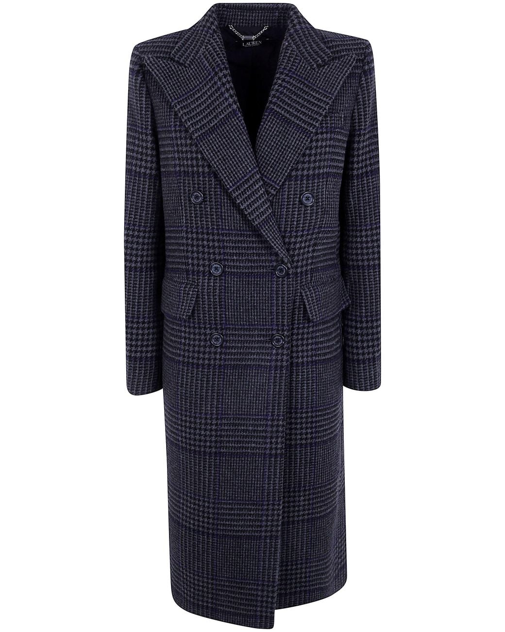Ralph Lauren Blue Coat Peacoat "Woven Peacoat Coat"
