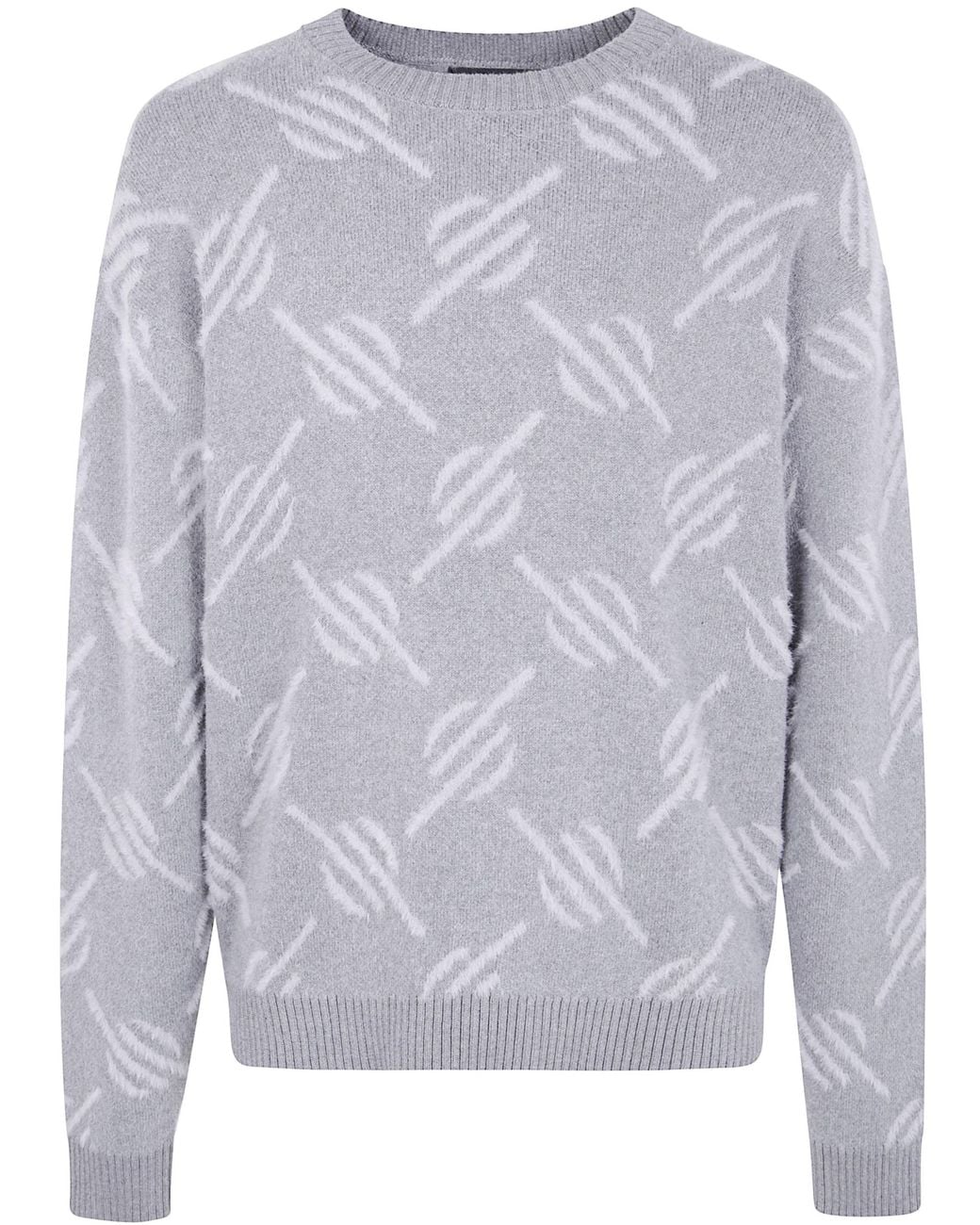 Daily Paper Gray "Tevin Monogram" Knit Sweater for men
