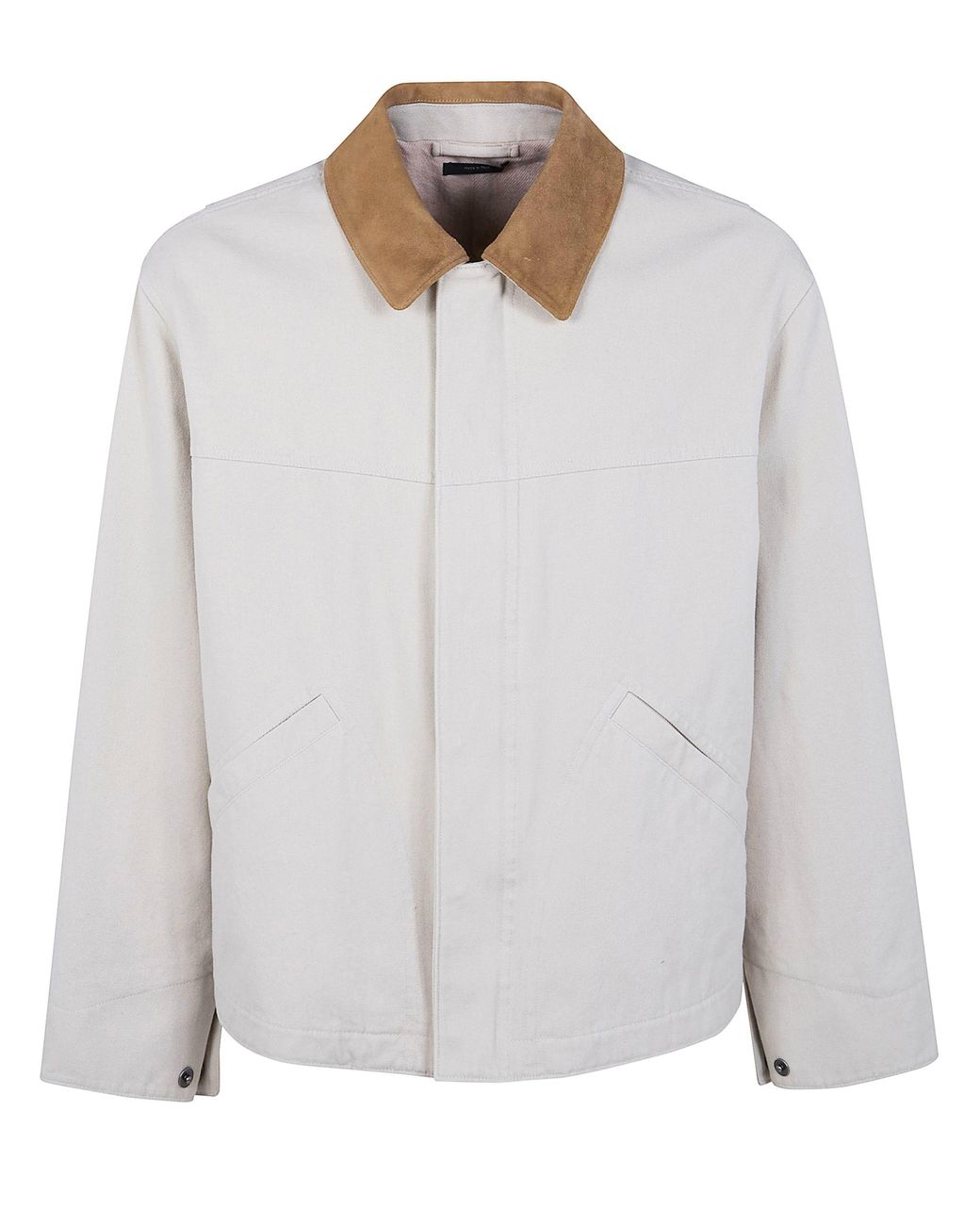Tom Ford White Cotton Canvas Wr Workwear Jacket for men