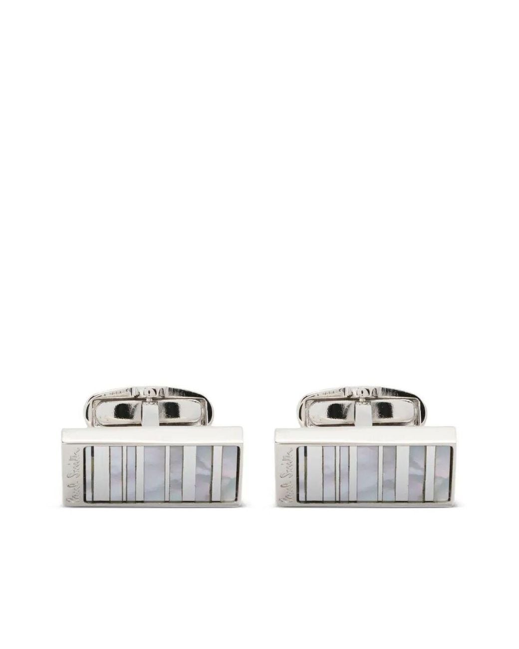 Paul Smith White Cufflink Mop Strp for men